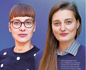 Charlotte Francke und Carolin Fürst von The Future Living